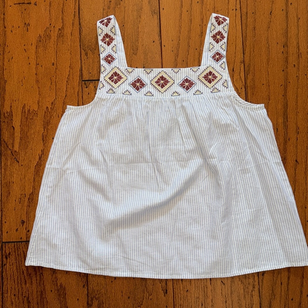 Precious XS Madewell, pinstriped suntop- perfection! - Picture 3 of 4